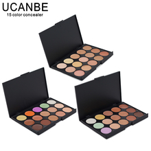 UCANBE Brand Professional 15 Color Concealer 15 colors Facial Face Cream Care Camouflage Makeup base Palettes Cosmetic