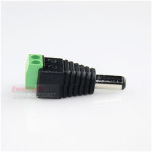 10pcs 2 1x5 5mm DC Power Male Jack Plug Adapter Connector for cctv camera