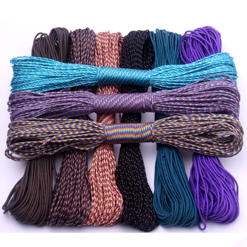 Description Picture 2 of itemParacord 2mm 100 FT one stand Cores Paracord Rope Cuerda Escalada Paracorde Bracelets Paracord Cord For Jewelry Making