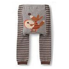 Cute Baby Kid Infant Toddler Newborn Cartoon Striped Leggings Long Pants 6 Colors QL