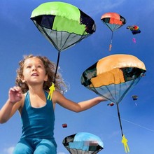hot sale Hand Throwing kids mini play parachute toy soldier Outdoor sports Children’s Educational Toys