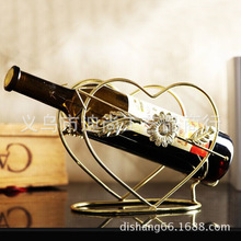 Love type iron wine rack wine rack wine prop golden bronze rose gold