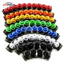 Universal 6mm motorcycle fairing screw for yamaha fzr 1000 tmax-530 tmax500 kawasaki kx250f er6n honda cr 125 cr 250 crf 230