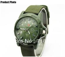 Caliente venta! 2013 mew moda de lujo analógico moda deporte estilo militar reloj de pulsera para hombre de la correa verde swiss army cuarzo reloj de pulsera