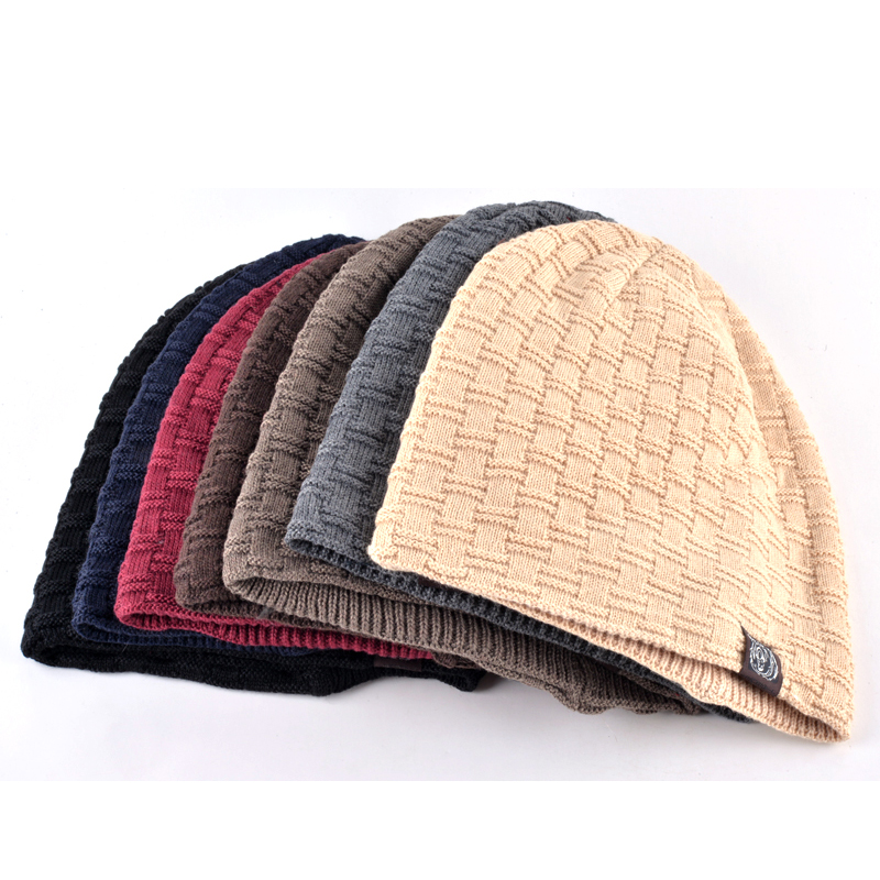 2016 outono e inverno chapéu gorro chapéus para homens e mulheres de meia manter quente malha Skullies & gorros 7 cores