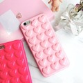 New Arrival Ultrathin Soft TPU Case For Iphone 6 6plus Peach Heart Jelly Phone Case Peach