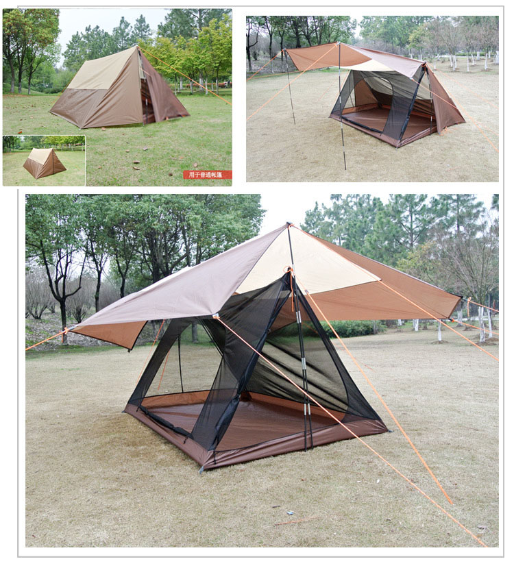 Ultralight Double Layer 1-2 Person Potable Waterproof Tent Shelter For Hunting & Fishing Camping Tent Outdoor