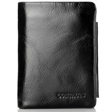 Guarantee Genuine Leather 2015 New Classical Vintage Style Men Wallets Wallet Fashion Brand Purse Card Holder