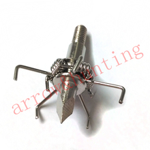 12pcs hunting recurve bow crossbow bolt arrow tip archery carbon compound bow arrow head for practice