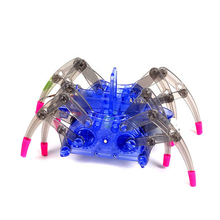 La venta del nuevo Robot eléctrico araña de juguete DIY juguetes educativos monta los juguetes Kits para los niños de Halloween navidad regalos de cumpleaños