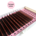 NAGARAKU 16rows brown color eyelash extension Mink Eyebrow Extensions