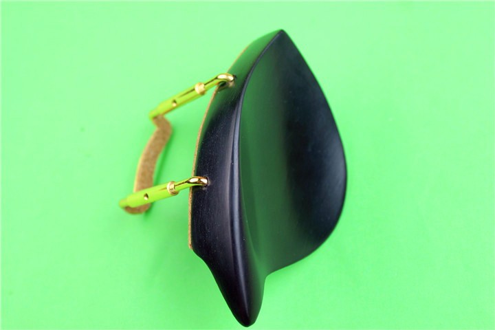 Description Picture 3 of item1 pcs Natural Ebony Violin Chin rest + Golden Screw 4/4,  Violin parts accessories