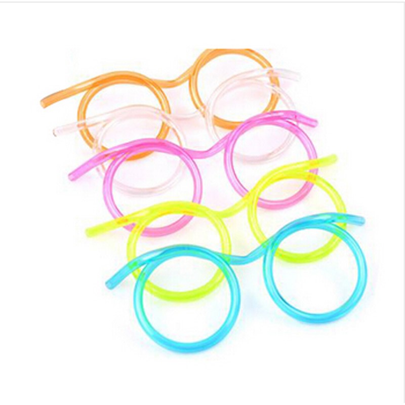 2-pc-lot-Drinking-Straws-Funny-Colorful-Soft-Glasses-Straw-Unique-Flexible-Drinking-Tube-Kids-Party