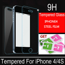 Protective glass on the iPhone 4/4s Safety glass film screen scratchproof tempered glass front film on the for iPhone 4s glass