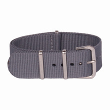 Otan gris correas de reloj 16 / 18 / 20 / 22 / 24 mm Nylon lienzo ver correas nuevas correas de reloj wach