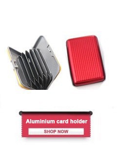 Aluminium card holder