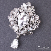 12pcs/lot Wedding Jewelry – Rhinestone Brooch Fashion Jewelry