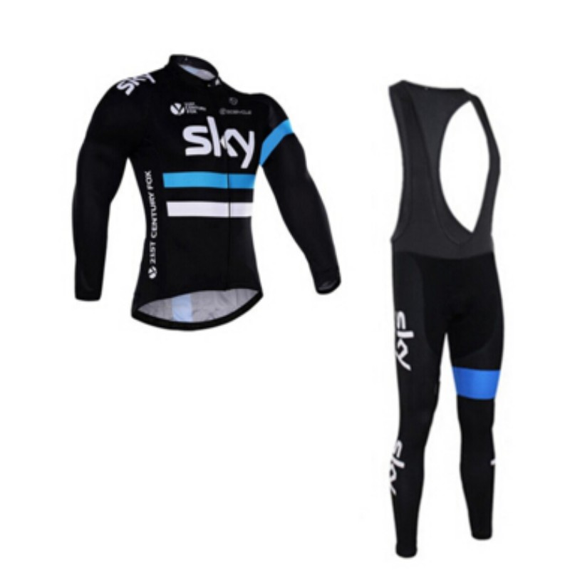 2016 team sky cycling clothing long sleeve cycling jersey thin quick-dry mountain bike clothes breathable bicycle sportswear