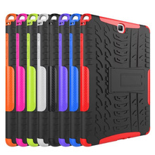 Heavy Duty Defender Case With Stand Impact Hybrid Armor Hard Cover For Samsung Galaxy Tab A 9.7inch T550 T555 T551 Tablet Y4C14D