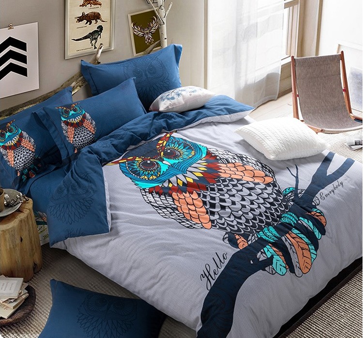 aliexpress com buy queen owl bedding set king size aliexpress com buy queen owl bedding set king size
