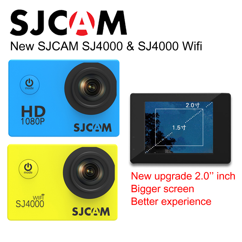 100%  SJ4000 SJCAM  & SJ4000 WiFi  2.0 