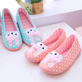 2016 spring and summer wave point lace rabbit cartoon month of shoes bag with soft bottom