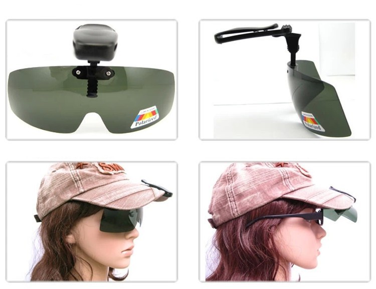 baseball cap clip on sunglasses