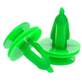 50 Pcs Green Auto Fastener 6 4mm Hole Push Type Engine Cover Pad Fender Car Door