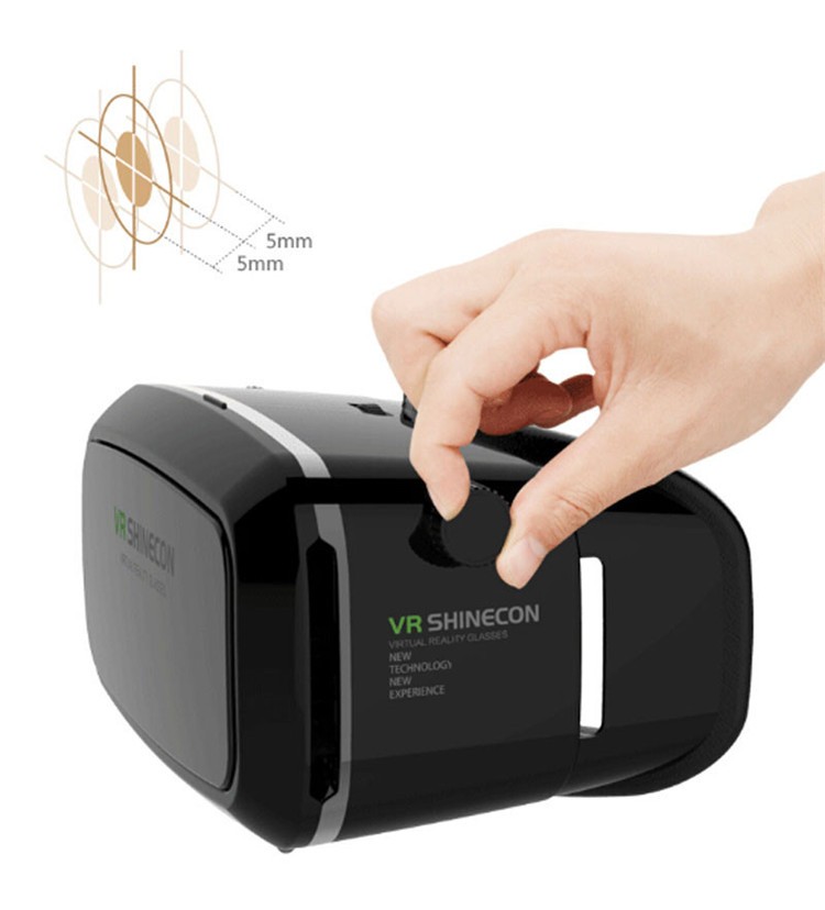 Real 3D Glasses Cardboard!Adjustsble 3D VR Box Virtual Reality Movie Game Glasses  For 4.0-6.0 inch Phone + Bluetooth Remote Control (11)