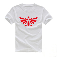 The Legend of ZELDA triforce logo T Shirts Famous video game Nintendo gamer Men’s T-Shirt Short Sleeve O-Neck Tees Tops T-F11648