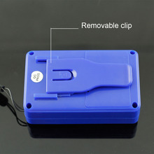 Portable Stereo Speaker Clip Amplifier FM Radio USB Disk Micro SD TF Card MP3 Player Blue
