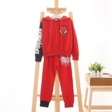 Spiderman Children Boys Clothing set Baby Boy Spider man Sports Suits 2 6 Years Kids 2pcs