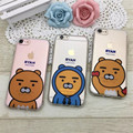 New Designer Soft Transparent TPU Case For iPhone 6 6s Plus 7 7 Plus Cute Cartoon