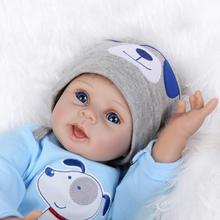 2016 New Silicone Reborn Baby Dolls Npk Real Baby Toy Newborn-baby-doll Juguetes Bebes Lifelike Dolls Toys For Children Girls