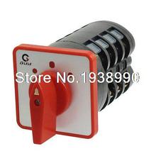 AC 500V 16A on/off/on 3 Positions Rotary Cam Universal Changeover Switch LW5-16
