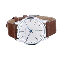 Brand Classic Fashion Casual Business Watch Men s Anticlockwise Quartz Leather Strap Wrist Watches Life Waterproof