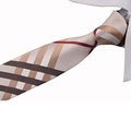 new 2016 fashion men necktie neck tie champagne Patriotic Tartan Plaid Skinny Tie ties for men