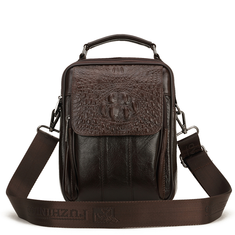 -Men-s-Genuine-Leather-Messenger-Bag-Shoulder-Bag-Vintage-Designer ...