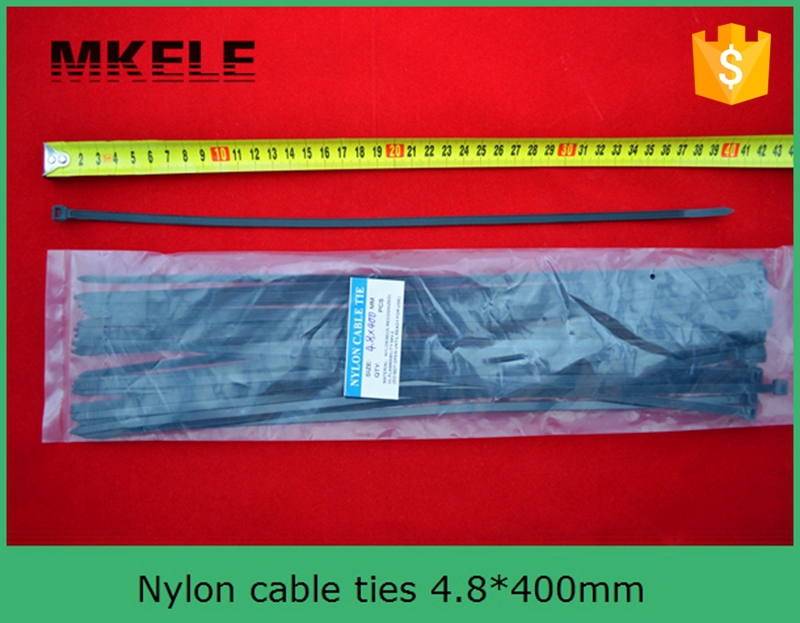 CE UL ROHS Nylon tie cable MKCT 4 8 400mm 100Pcs Bag