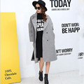 In the fall and winter of 2016 the new woman woolen cloth coat and thickening of