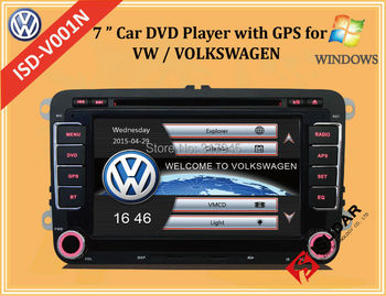 Два дин 7 дюймов dvd-плеер автомобиля для VW / Volkswagen / POLO / PASSAT / гольф / Skoda / Octavia с Wifi 3 г usb-хост радио GPS Bt 1080 P ставку RDS карта