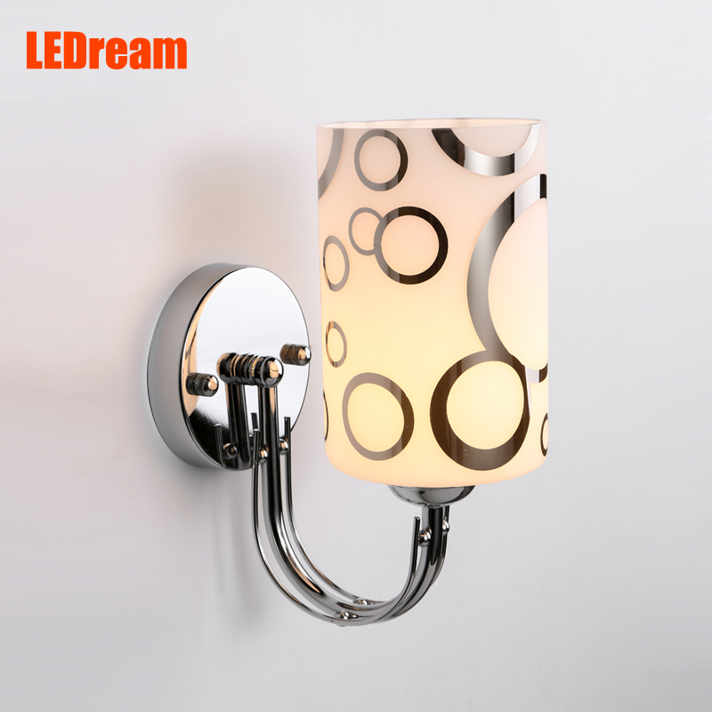 Modern E27 Brief Single Head Wall Light For Living Room Bedroom Lobby warm white lights