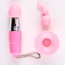 Free shipping Mini handheld AV Vibrator Lipstick shape Cute Vibrator 3 stimulate pcs in 1 mini massager