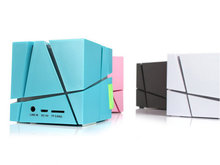 Gaoye Qone Mini Cubic Bluetooth Speakers Built-in 500mAh Battery Stereo Sound Box Mp3 Player Subwoofer Speakers
