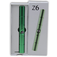 Uniquely design electronic cigarette Bamboo shape Z6 battery atomizer e-cigarette kit usb passthrought Z6 vaporizer kit