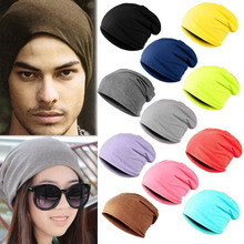 New Fashion Men Women Beanie Top Quality Solid Color Hip-hop Slouch Unisex Knitted Cap Winter Hat Beanies Dark Blue Gorros