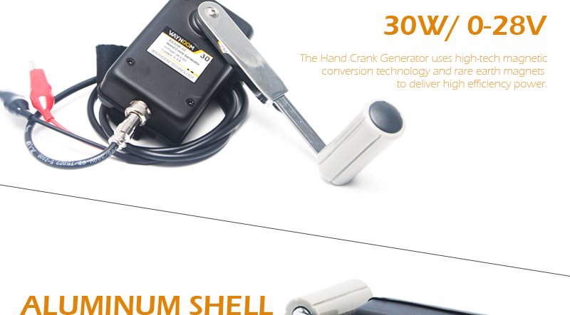 ladegerät mit kurbel