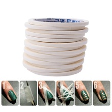 Blueness White 0.5cm*17m Nail Art Tape Rolls Nails Decoration Edge Guide Tips DIY Stickers Manicure Stripe Tools JH225