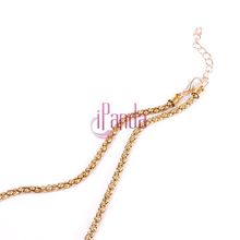 Leopard Animal Gold Plated Pendant Collar Carved Chunky Necklace Chain Jewlery DRES 68392