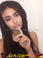 2016 Afro Fashion Crochet Braids Hair 3X Box Braid Hair 100 Crochet Senegalese Twist Synthetic Ponytail